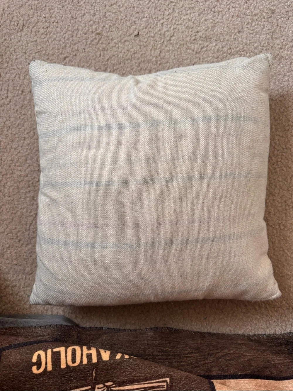 Romantic Text Print Throw Pillow - 